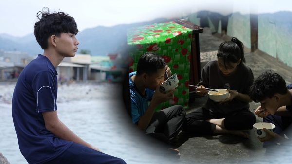 Ngày nào còn được ăn cơm cùng cha và chị thì đó là ngày hạnh phúc đối với Khôi