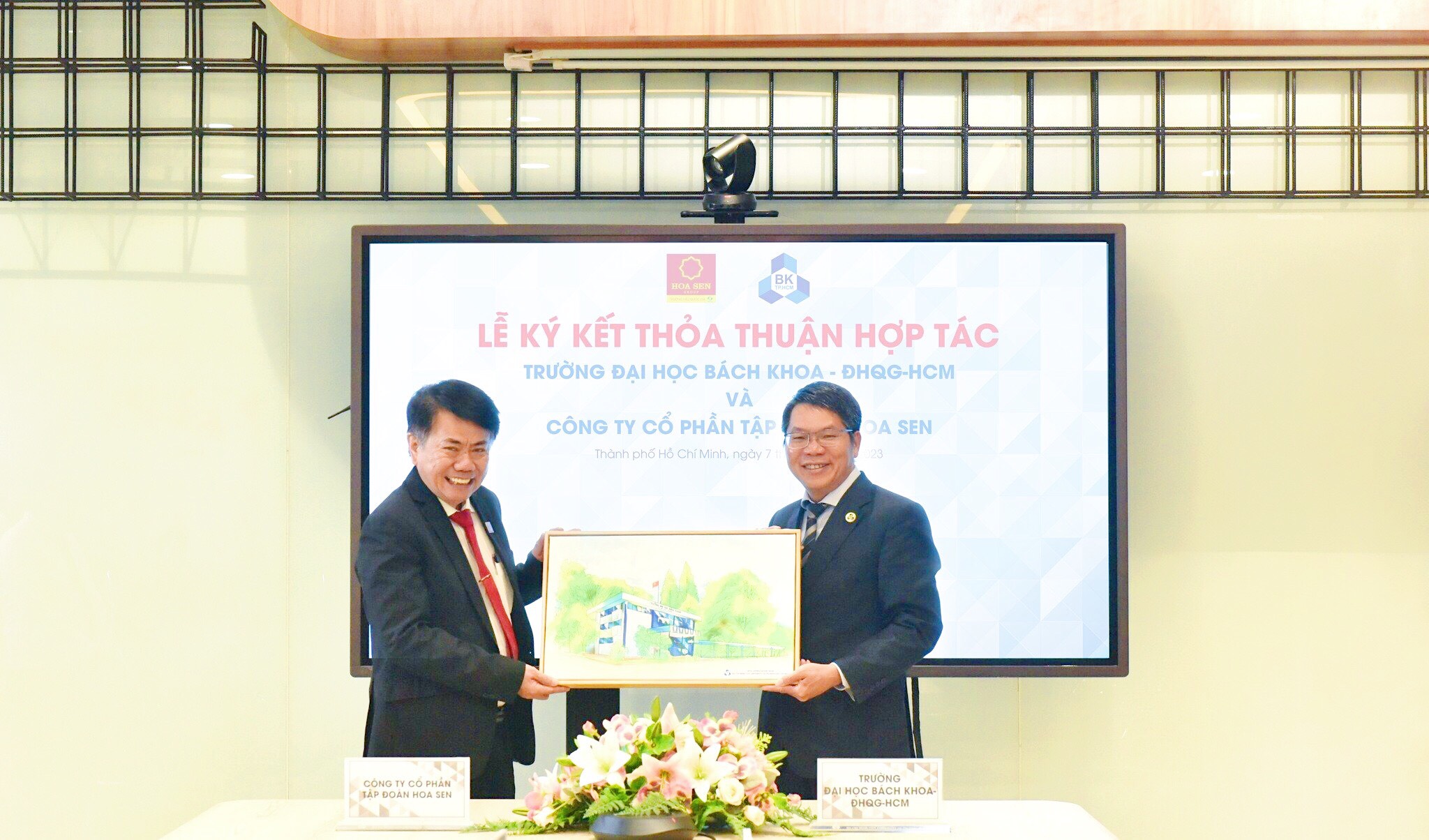 Tập đoàn Hoa Sen ký kết thỏa thuận hợp tác với Trường Đại học Bách Khoa, ĐHQG - HCM 5