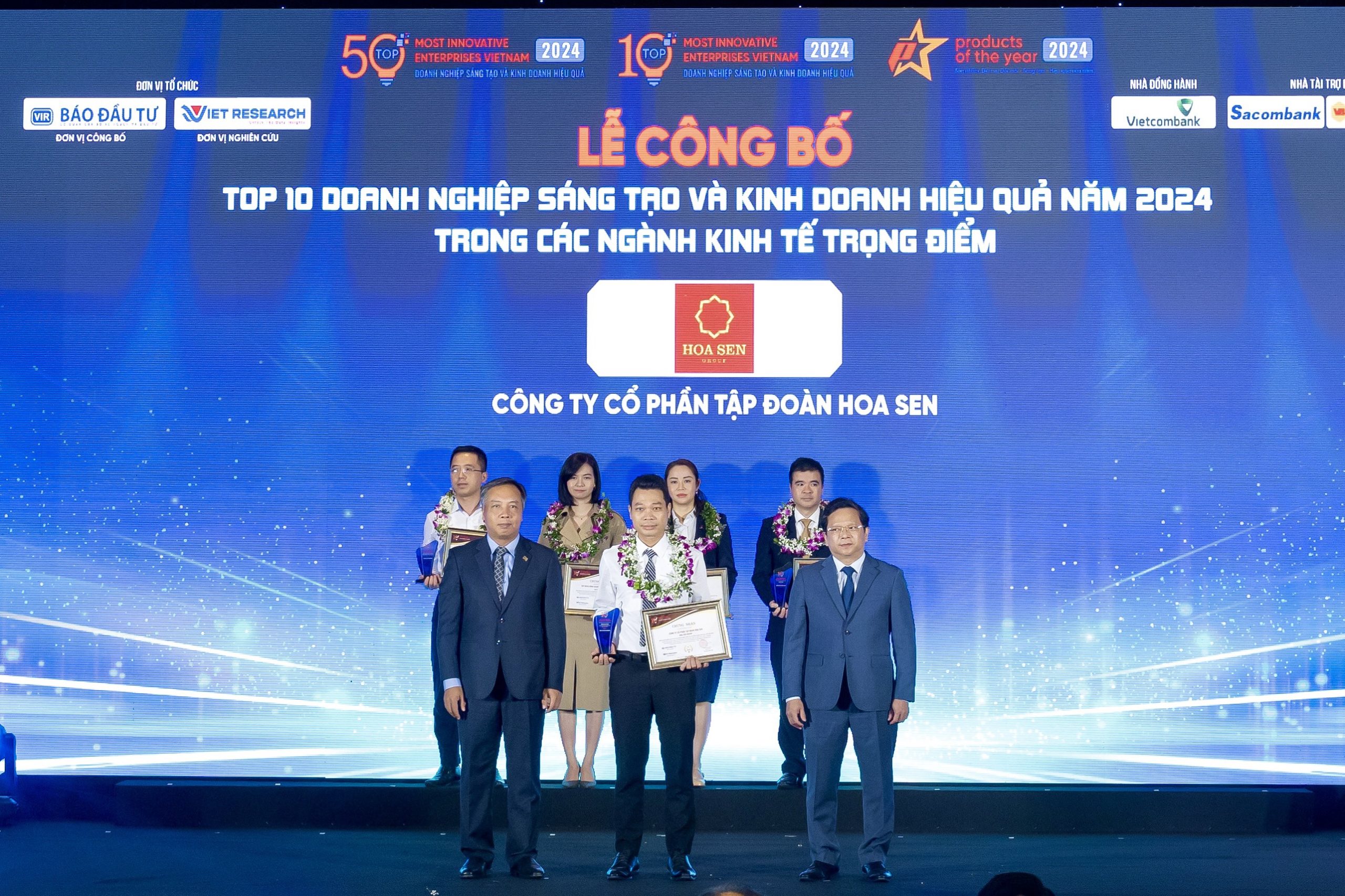 Lễ công bố Danh sách Top 50 Doanh nghiệp Sáng tạo và Kinh doanh hiệu quả Việt Nam 2024 (VIE50)