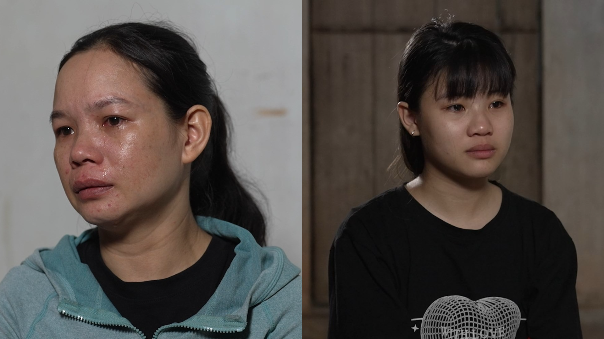 Em Duyên bật khóc khi nói về mẹ, người phụ nữ nhỏ bé gánh cả gia đình trên đôi vai gầy guộc.