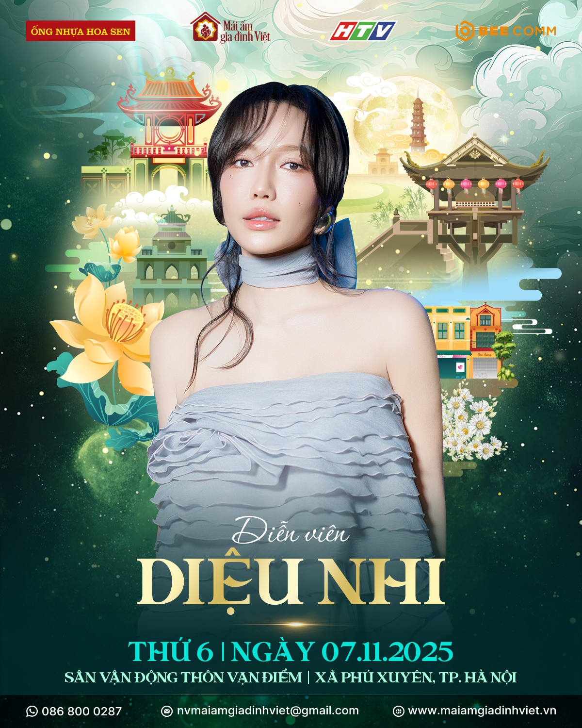 Diễn viên Diệu Nhi xúc động khi nhận lời tham gia “Mái ấm gia đình Việt”.