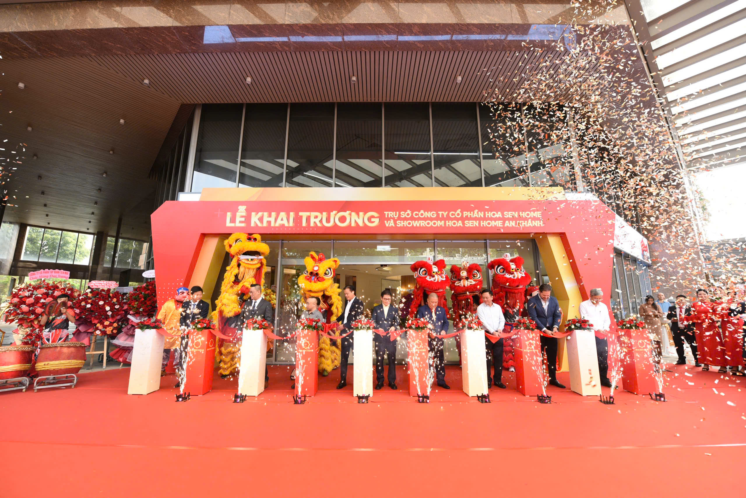 Khai trương Trụ sở CTCP Hoa Sen Home tại 72 Nguyễn Cơ Thạch, Phường An Khánh, TP. Hồ Chí Minh