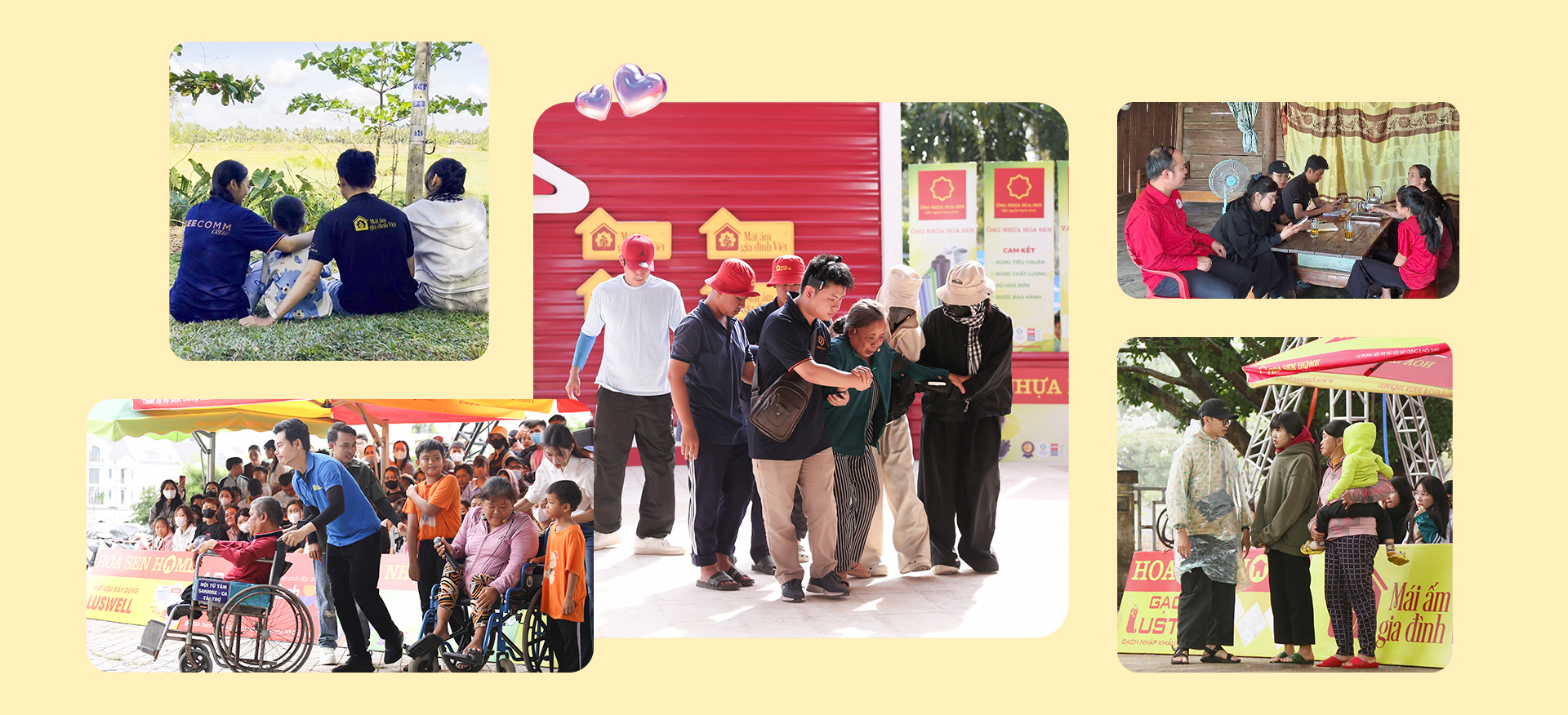 Hành trình ý nghĩa của ekip chương trình Mái ấm gia đình Việt