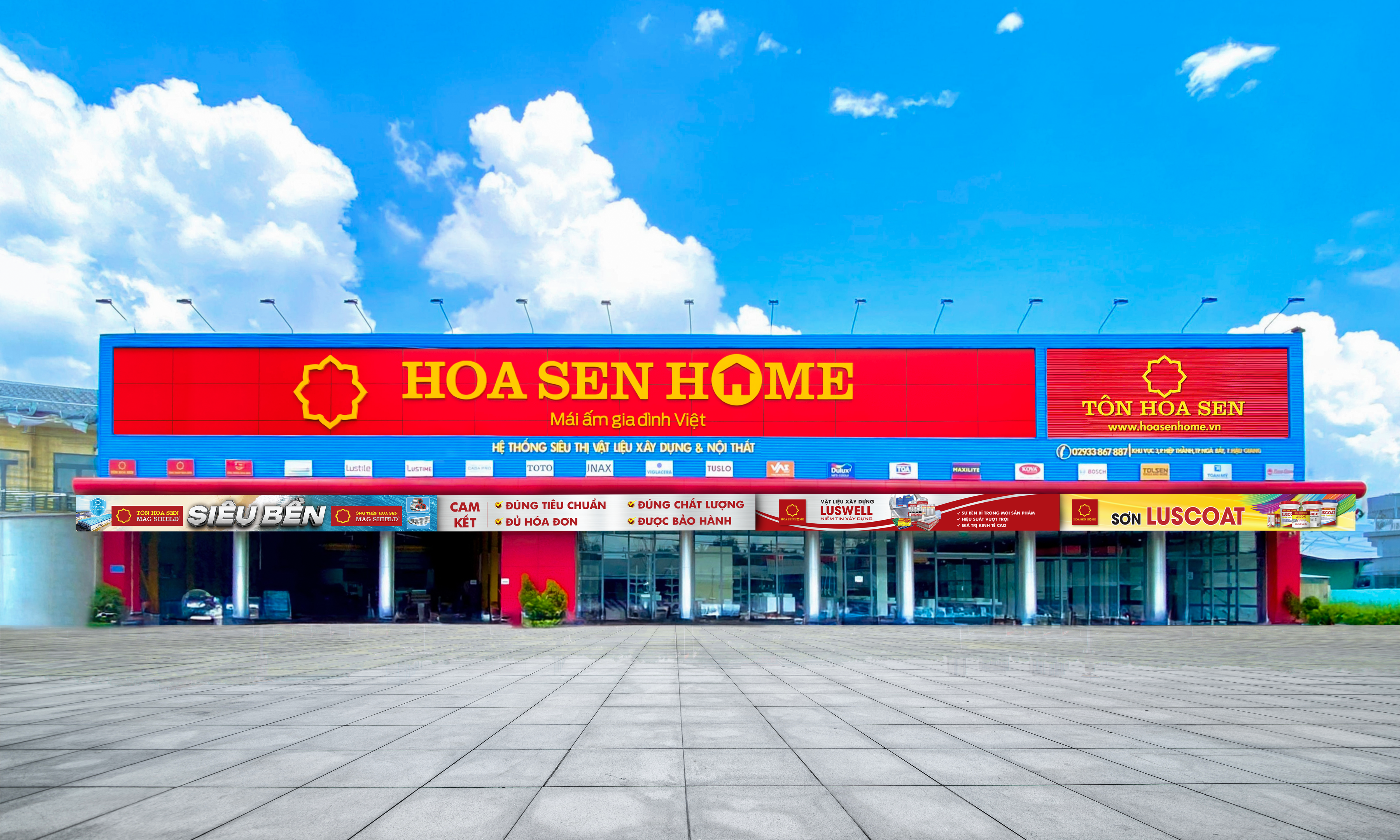 Siêu thị Vật liệu xây dựng và Nội thất Hoa Sen Home