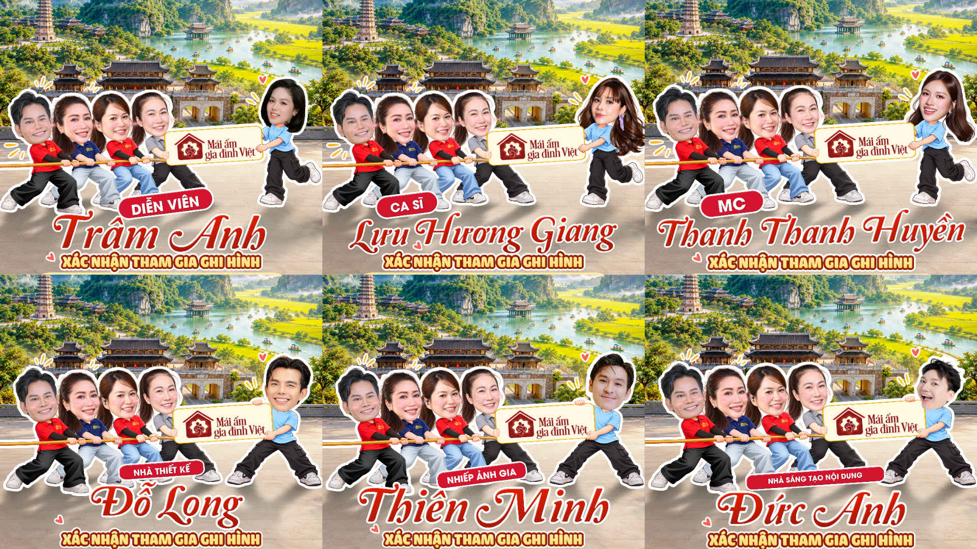 Nhiều gương mặt quen thuộc của showbiz Việt sẽ cùng hội ngộ tại Mái ấm gia đình Việt Ninh Bình